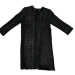 ZARA See through Lace Crotchet Mini Shift Dress LBD Photo 1