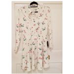 EXPRESS ✨ 3xHP✨FLORAL TIE NECK GATHERED WAIST DRESS✨ Photo 1