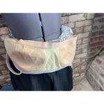 one piece swimsuit shorts romper black white floral Vintage 1990s shorts Size 24W Photo 6