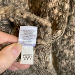 J. Jill Brown Multicolor Popcorn Knit Wool Blend Long Sleeve Sweater Photo 3