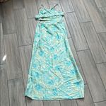 Hello Molly  Aqua and Yellow Dress Photo 4