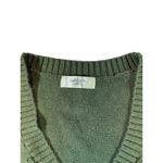 Old Navy  Green Cable Knit V Neck Sweater Dress Women's Size Large Photo 2