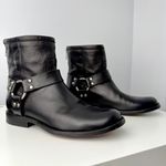Frye Black Leather Ankle Boots Photo 2