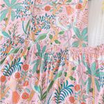 Allover Floral Pajama Set Pink Size M Photo 5