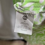 RIXO London Mia Dress Green Retro Micro Floral Swirl Size 2 Shirt Dress Photo 5