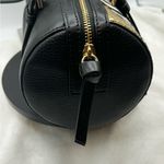 Michael Kors Stanton Medium East West Leather Barrel Messenger Black Multi. Photo 5