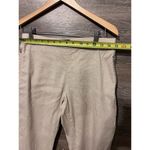 Theory Linen Pants Stretch Ivory Cream Cropped Sz 6 Preppy Pockets Photo 5