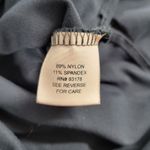 Philosophy Bodycon Dress Womens XS Black Side Slit Knit Long Sleeve Photo 3