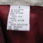 Vintage 80’s Casual Corner silk Puffer Jacket Red Size L Photo 6