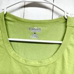 Carhartt Women Tank Top Medium Sleeveless Shirt Green Logo Cotton Basic Casual Photo 1