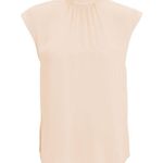 Veronica Beard Tristen Mock Neck Tie Blouse Photo 5