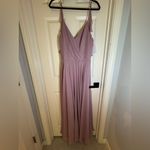 NWT RUFFLED STRAP CUTOUT WRAP MAXI DRESS IN DUSTY ROSE, 10 Photo 8