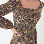 Urban Outfitters  Paulina Floral Square Neck Romper Photo 6