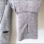 Mondetta Athletic Workout Athleisure Yoga Solid Gray Full Zip Up Jacket Coat Photo 3