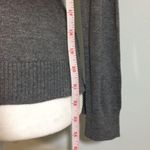 Pink Rose NWOT Gray Stripe Crewneck Sweater Top Photo 3