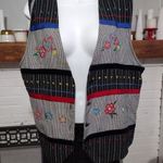 Vintage Napa valley Embroidered Vest Black Size XL Photo 0