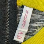 Xhilaration  Black And Yellow Pineapple Print Short Sleeve Crop Top- Size Small Photo 3