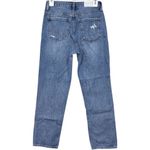 Pistola Straight Leg Blue Denim Distressed Jeans size 25 Women Photo 7