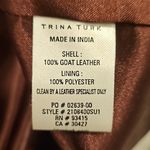 Trina Turk ππ Suede Hopeful Jacket ~ Radicchio Large L NWT 100% Goat Leather Photo 8
