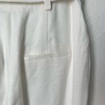 Veronica Beard  Zella Linen blend straight leg belted pants size 6 Photo 6