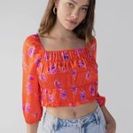 Sanctuary think of me smocked crop shirt and skirt set Photo 10