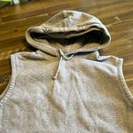 Opening Ceremony Open Ceremony OC Hooded Vest Boxy Logo Elastic Gray Sweater S Oversized Sporty Photo 4
