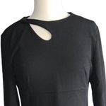 NWT Homeyee Black Knit 3/4 Sleeve Fit & Flare Conservative Dress Pockets XL … Photo 2