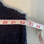 47 Brand 47 NAVY BLUE & WHITE FULL ZIP SHERPA VEST LARGE Photo 5