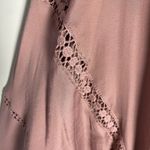 Mustard Seed  Blouse Women's Size S Purple Oversized Boho Photo 3