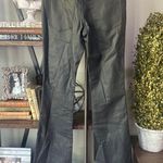 SER.O.YA Presely Coated Denim High Rise Flare Jean Coated Black Womens 26 Photo 5