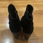 Sole Society  black grove circle buckle heel boots size 8.5 . Photo 1