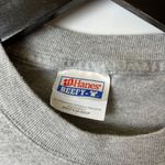 Vintage Y2K Omega Mu T Shirt Gray Small S Patch Tee 50/50 Top Short Sleeve Solid Photo 11