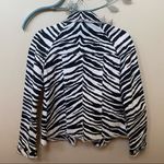 Just B embellished zebra print jacket Sz S Black Photo 1