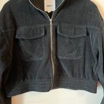 Aerie Groove On Full Zip Up Cropped Sweatshirt Jacket Photo 1