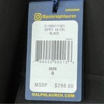 Polo Ralph Lauren Slim Fit Cady Dress Womens Size 8 Pockets 3/4 Sleeves Black Photo 6