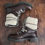 Aquatalia  Jamie Shearling and Leather Boots Photo 2