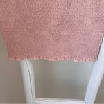 Abound Womens Lettuce Edge Trim Shirred Smocked Off-the-Shoulder Crop Top SZ S Photo 4