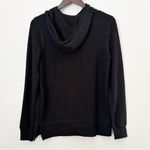 Z Supply  Black Fleece Drawstring Hoodie XS Photo 3