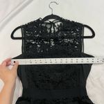 Romeo + Juliet Couture Black Floral Lace Cut Out Dress Photo 4