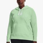 Under Armour  Sweatshirt NWT UA Plus Size Green Pullover Hoodie Womens Size 1X Photo 0