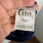 Zyia  active Havana tank top semi sheer navy blue womens size XL athletic running Photo 4