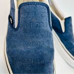 Vans  Deboss OTW Classic Slip-On Shoes in  Blue Suede size 8.5 Photo 3