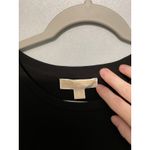 Michael Kors  Black Cold Shoulder T-Shirt Dress Size S Photo 3
