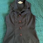Navy Blue Top Vest Women's Photo 0