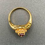 Gift For Mom Avon Gold Tone Brooch Pin And Ring Heart Shape “I Love You Mother” Photo 7