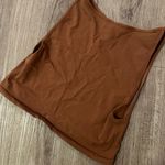 Intimately Free People Top Women’s small Burnt Orange Crop Compression High Neck Brown Photo 2