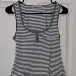 Princess Polly  Charcoal Striped Tank Top Photo 0