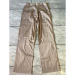 ZARA  Wide Leg NWOT Cargo Pants Beige Satin Utility Pockets Women Size XS Photo 3