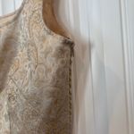 Marie St. Claire Gold Metallic Tank And Jacket Set Size 6 Photo 8