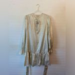 Michael Kors  Paisley Print Long Sleeve Belted Mini Dress Photo 6